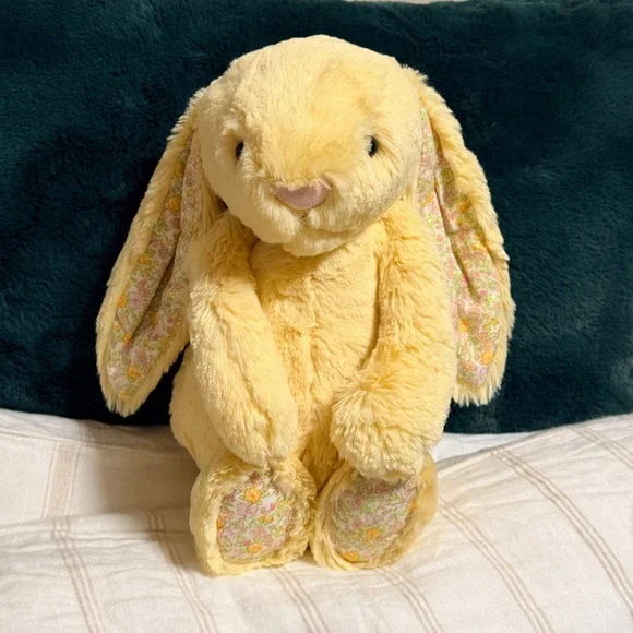 Jellycat Medium Blossom Lemon Bunny - Retired - Picture 2 of 9